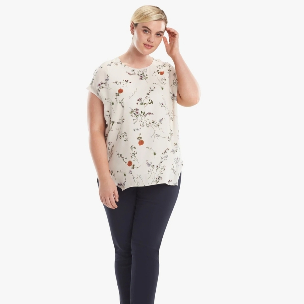 MM Lafleur Wildflower Print Didion Top +1